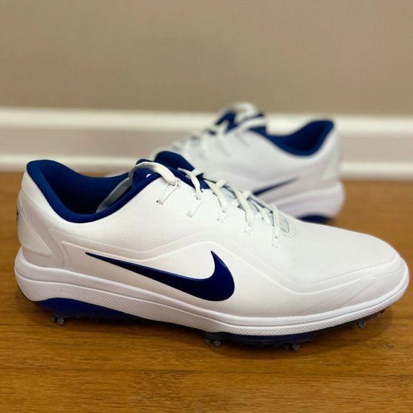Nike React Vapor 2 Golf Spikes Cleats White Indigo Blue BV1135-102 Men\'s Size main image 7